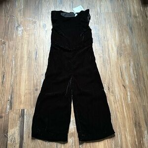 Polarn O. Pyret Black Velvet Shimmer Jumpsuit